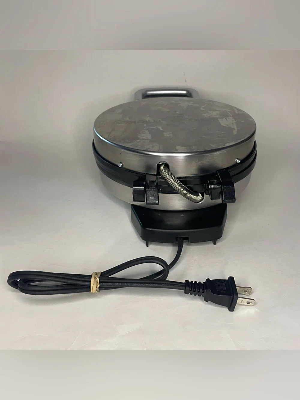 Disney DCM-1 Mickey Mouse Novelty Waffle Maker Brushed Stainless Steel Non-Stick